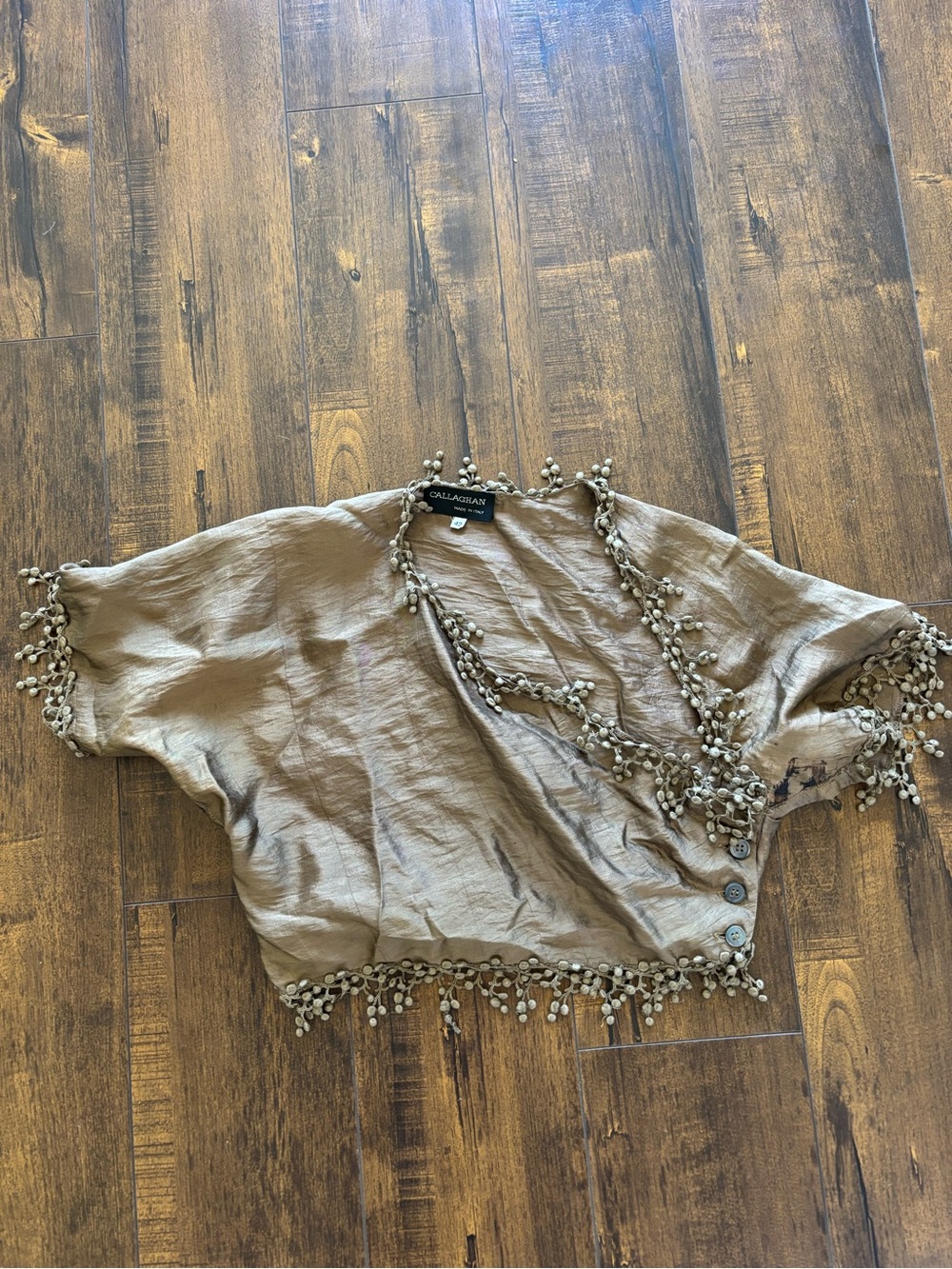 Callaghan Silk Crop Top